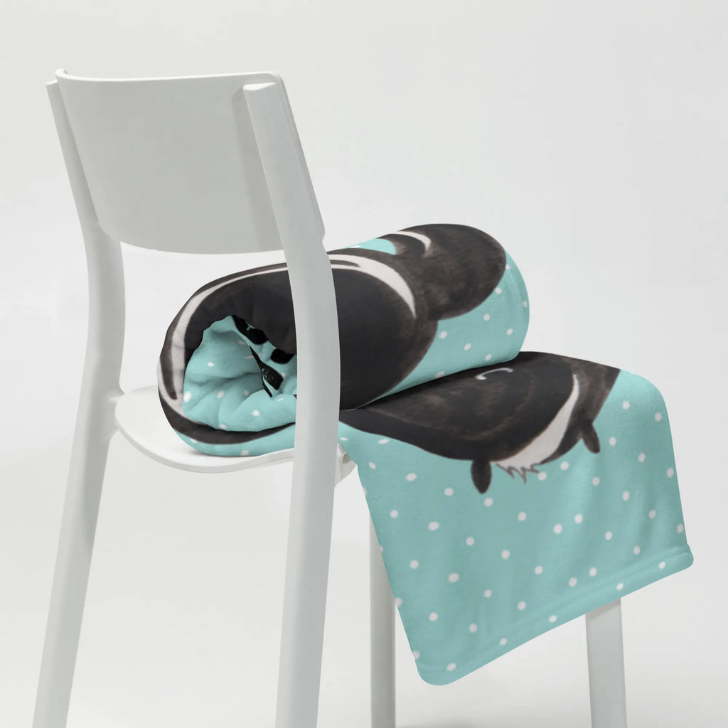 Personalizowany koc skunks kwiat Stinktier, Skunk