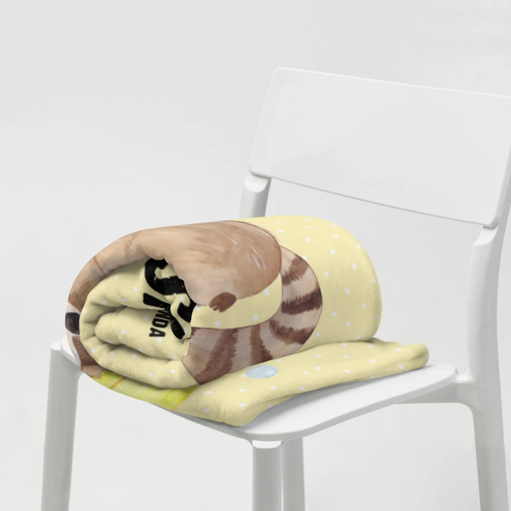 Personalised blanket Raccoon custom blanket, personalized quilt, personalized throw, custom throw blanket, personalized fleece, blanket with name, custom printed blanket, fleece blanket with name, photo blanket, monogrammed blanket, small animals, cute, funny, cute animal motives, hand drawn, small world, funny sayings, good mood, happy, gifts, gift ideas, special gifts, animal lover, card, soap bubbles, raccoon, plan, daydreaming, wash