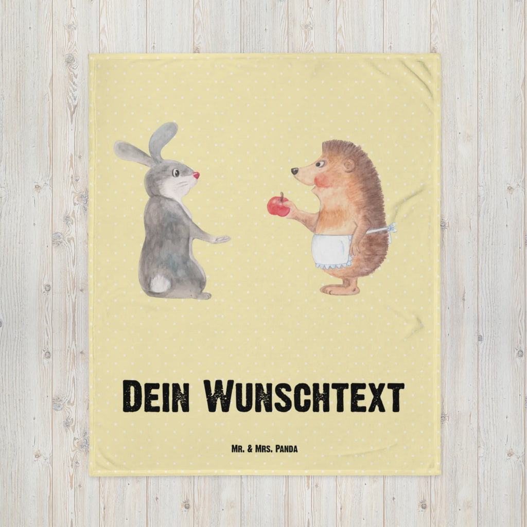 Personalised blanket Hare Hedgehog photo blanket, fleece blanket with name, personalized fleece, personalized throw, custom blanket, custom printed blanket, blanket with name, monogrammed blanket, custom throw blanket, personalized quilt, small animals, cute, funny, cute animal motives, hand drawn, small world, funny sayings, good mood, happy, gifts, gift ideas, special gifts, animal lover, card, hare, heartache, love saying, Hedgehog and hare, lovesickness gift, Hedgehog, consolation, pain of separation, romantic saying