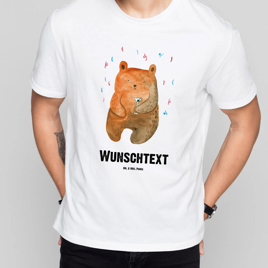 Personalisiertes T-Shirt Bär Party Bedrucken, T-Shirt Personalisiert, Wunschtext, T-Shirt mit Aufruck, T-Shirt mit Namen, Teddybär, Bär, Teddy, Lustig, Geschenk, Geburtstag, Geburtstagsgeschenk, Abfeiern, Mitbringsel, Feiern, Party, Gute Laune
