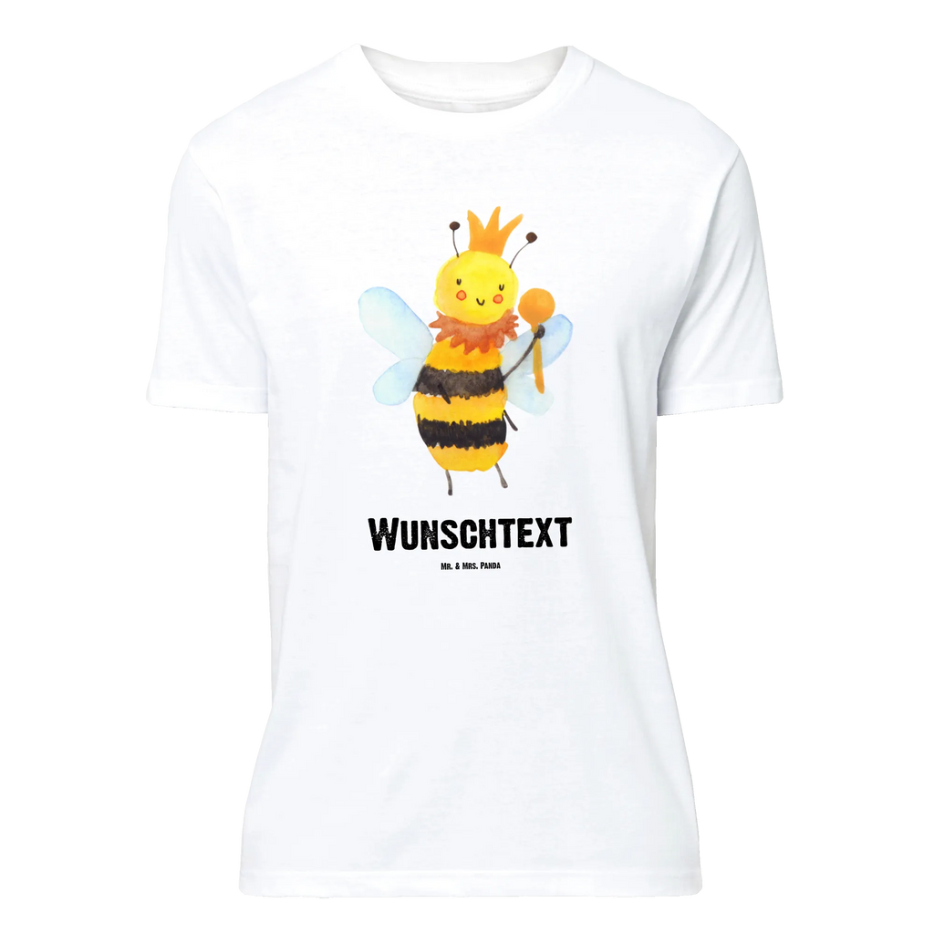 Personalisiertes T-Shirt Biene König Frauen, Wunschtext, T-Shirt mit Namen, T-Shirt Personalisiert, T-Shirt mit Aufruck, Bedrucken, Männer, Biene, Wespe, Hummel