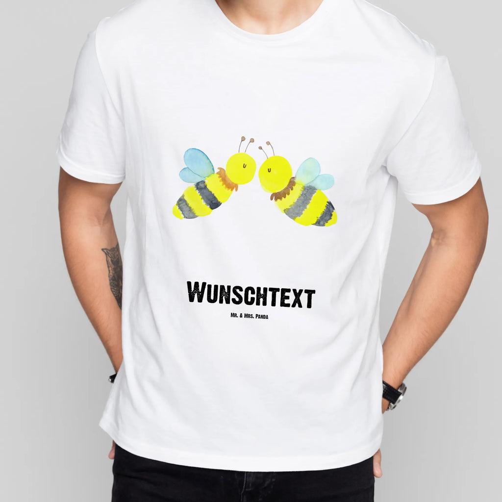 Personalised T-Shirt bee Love T-Shirt Personalisiert, Bedrucken, T-Shirt mit Aufruck, Wunschtext, T-Shirt mit Namen, Wespe, Hummel, Biene