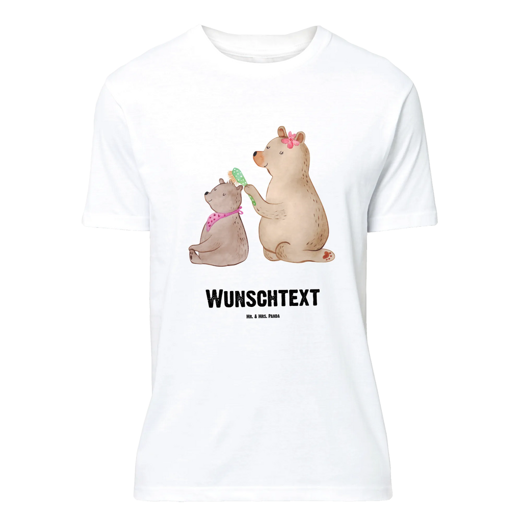 Rozmiar L Personalizowana koszulka niedźwiedź dziecko T-Shirt mit Aufruck, T-Shirt Personalisiert, T-Shirt mit Namen, Oma, Muttertag, Papa, Vatertag, Opa, Bruder, Schwester, Mama, Familie, Geschenk, Mutti, Mutter