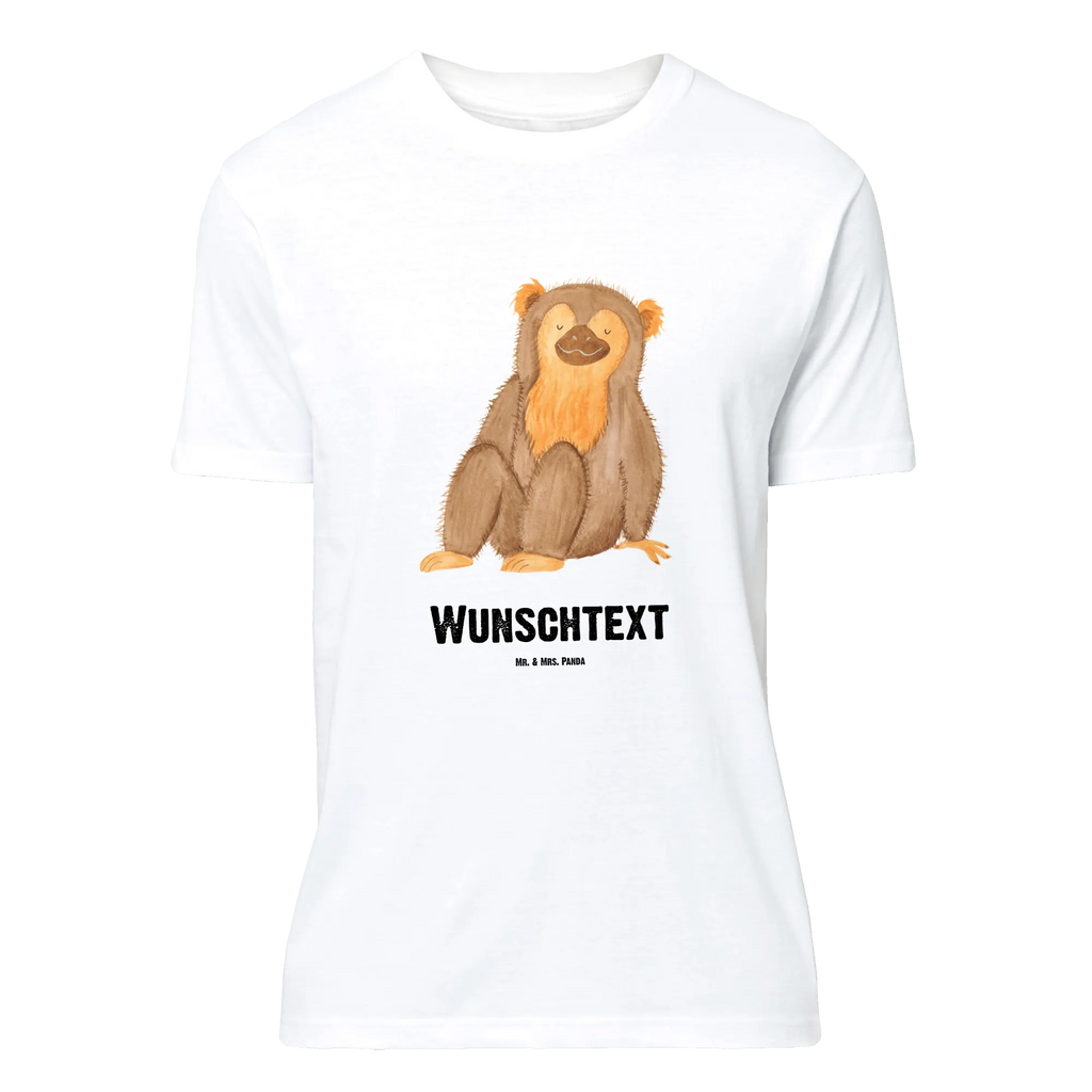 Personalised T-Shirt Monkey Bedrucken, T-Shirt mit Namen, T-Shirt Personalisiert, Wunschtext, T-Shirt mit Aufruck, Wildtiere, Afrika, Selbstliebe, Selbstachtung, Äffchen, Selbstbewusstsein, Motivation, Selfcare, Respekt, Liebe, Affen, Affe