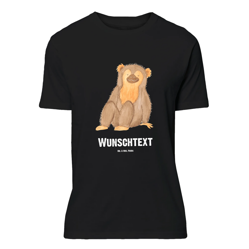 Personalised T-Shirt Monkey Bedrucken, T-Shirt mit Namen, T-Shirt Personalisiert, Wunschtext, T-Shirt mit Aufruck, Wildtiere, Afrika, Selbstliebe, Selbstachtung, Äffchen, Selbstbewusstsein, Motivation, Selfcare, Respekt, Liebe, Affen, Affe