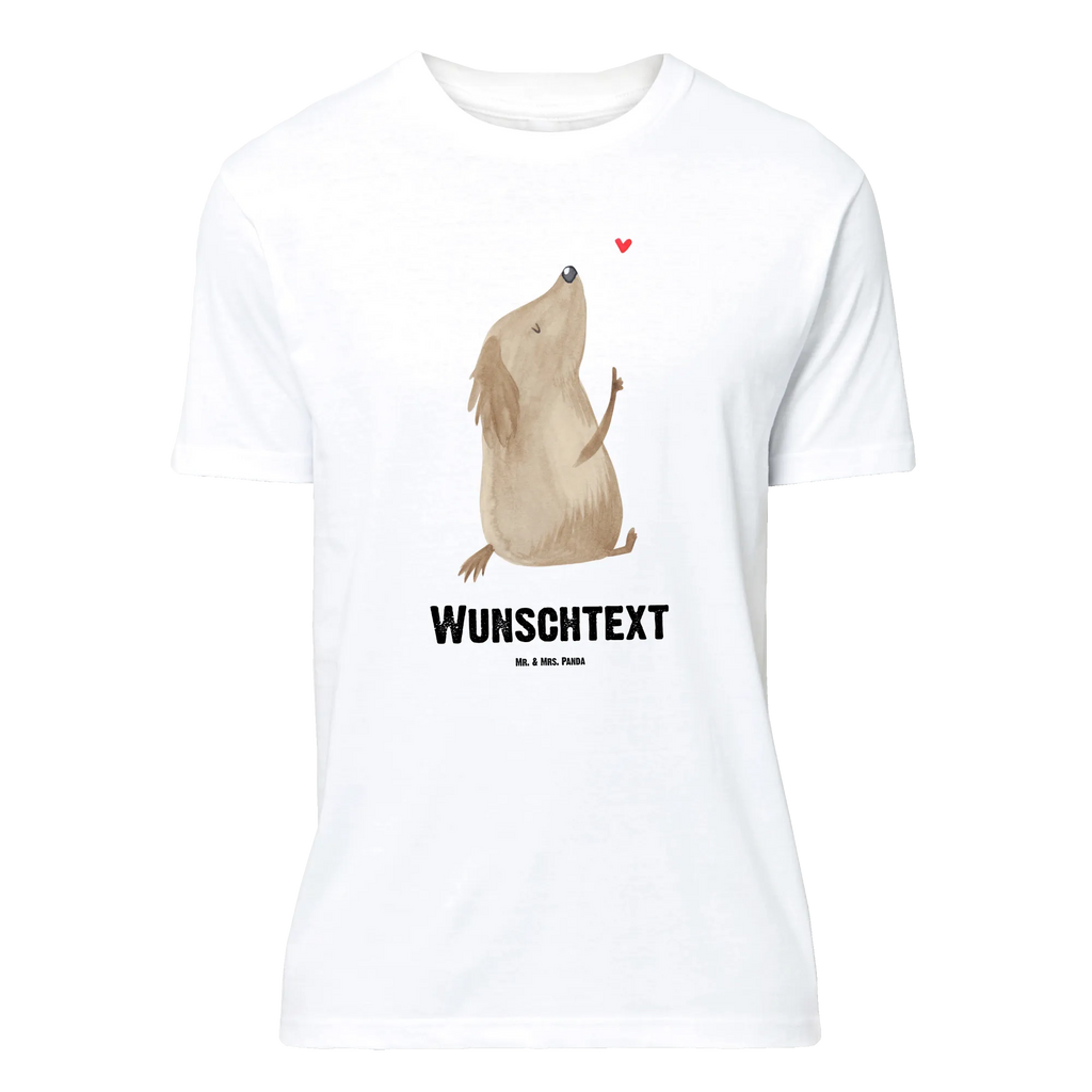 Personalisiertes T-Shirt Hund Liebe Bedrucken, T-Shirt mit Aufruck, Wunschtext, T-Shirt Personalisiert, T-Shirt mit Namen, Hundemotiv, Hund, Sprüche, Hunderasse, Hundebesitzer, Haustier, Tierliebhaber, Hunde, Hundeliebe, Frauchen, Liebe, Hundeglück