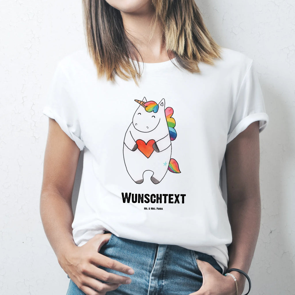 Personalisiertes T-Shirt Einhorn Herz T-Shirt mit Aufruck, Bedrucken, T-Shirt Personalisiert, Wunschtext, T-Shirt mit Namen, Einhorn Deko, Unicorn, Einhorn, Einhörner, Schlimm, Witzig, Bunt, böse, Lustig, Freundin, Anders, Herz