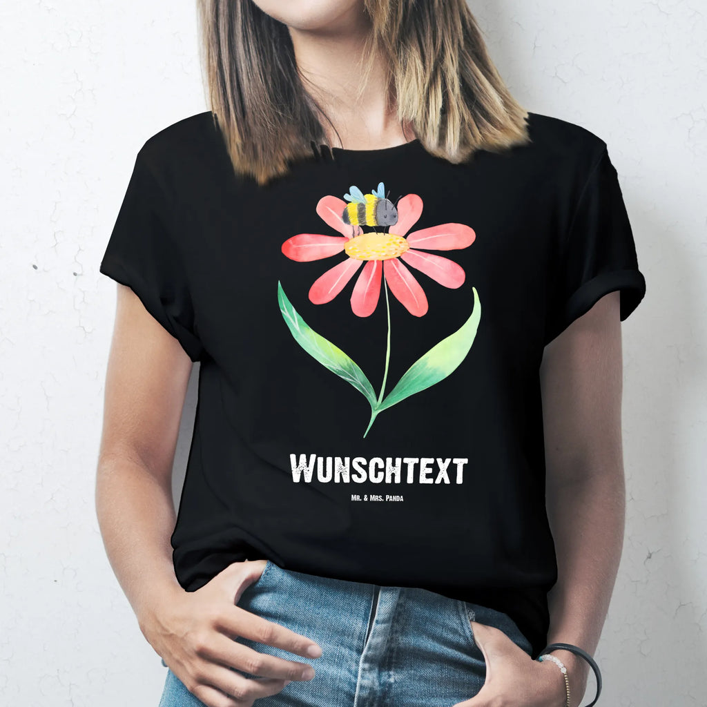 Rozmiar L Personalizowana koszulka trzmiel kwiat Männer, T-Shirt mit Aufruck, Bedrucken, Frauen, Wunschtext, T-Shirt mit Namen, T-Shirt Personalisiert, lustige Sprüche, Gute Laune, Tiere, Tiermotive, Blume, Hummel, Flauschig, Biene, Hummeln, Natur, Feld, Wespe