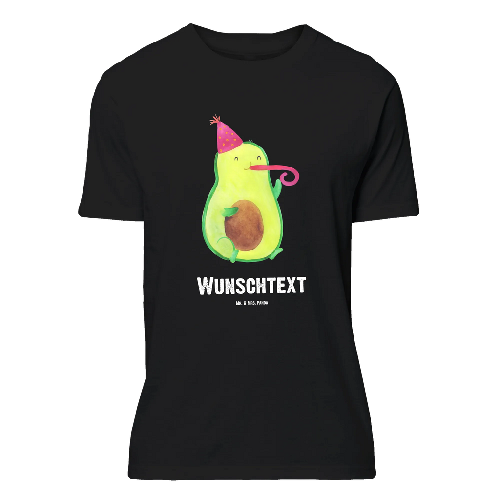 Personalisiertes T-Shirt Avocado Party Time T-Shirt Personalisiert, T-Shirt mit Namen, Bedrucken, T-Shirt mit Aufruck, Wunschtext, Avocado, Veggie, Vegan, Gesund