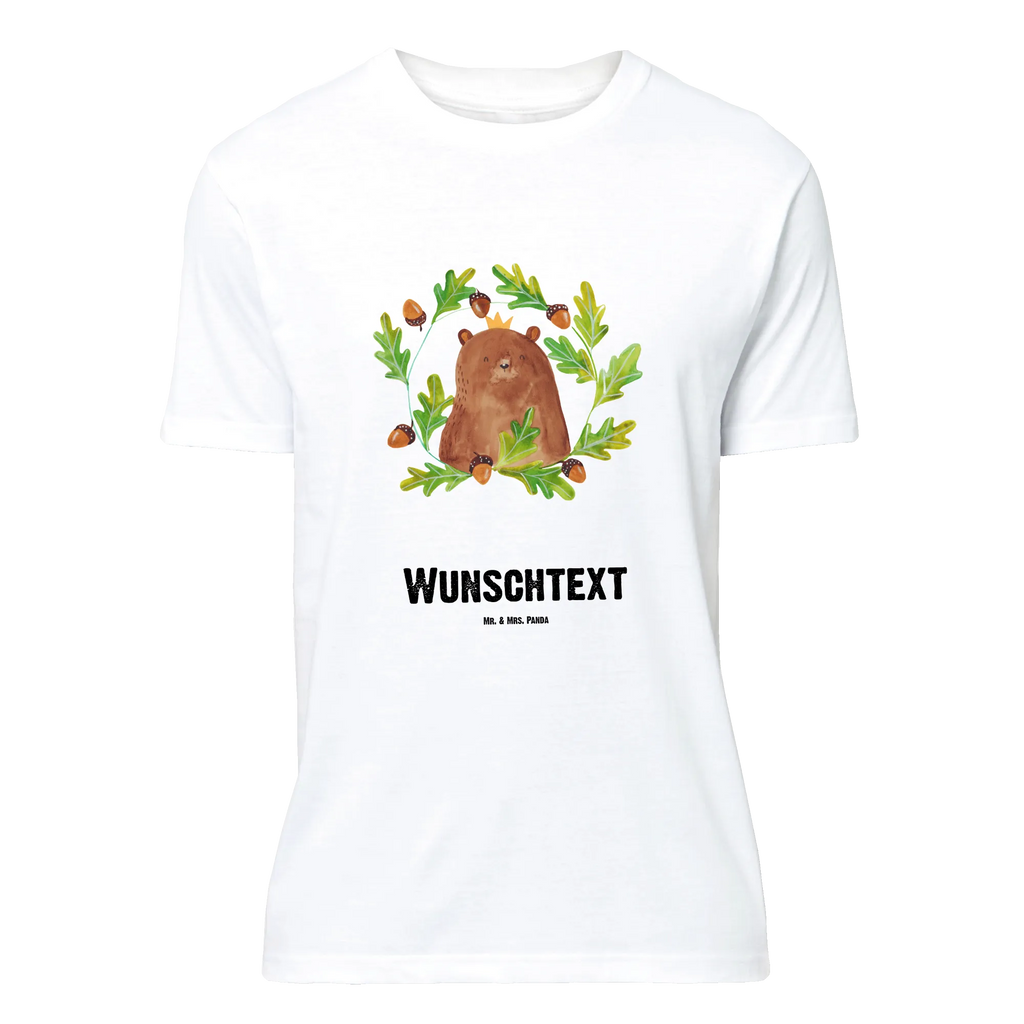 Rozmiar L Personalizowana koszulka Niedźwiedź król Wunschtext, T-Shirt Personalisiert, T-Shirt mit Aufruck, Bedrucken, T-Shirt mit Namen, Teddybär, Teddy, Bär, Papa, Dad, Bester Papa, Papi, Vater, Daddy, Weltbester Papa, Bester Vater, Papa Bär, Vatertag