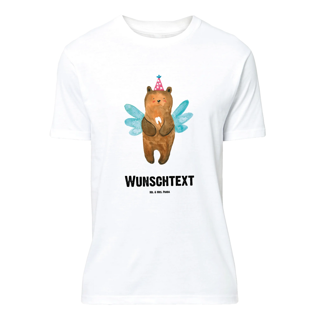 Personalisiertes T-Shirt Zahnfee Bär Wunschtext, T-Shirt mit Aufruck, T-Shirt mit Namen, T-Shirt Personalisiert, Bedrucken, Teddybär, Bär, Teddy, Zahnfee, Fee, Milchzahn, Erster Zahn