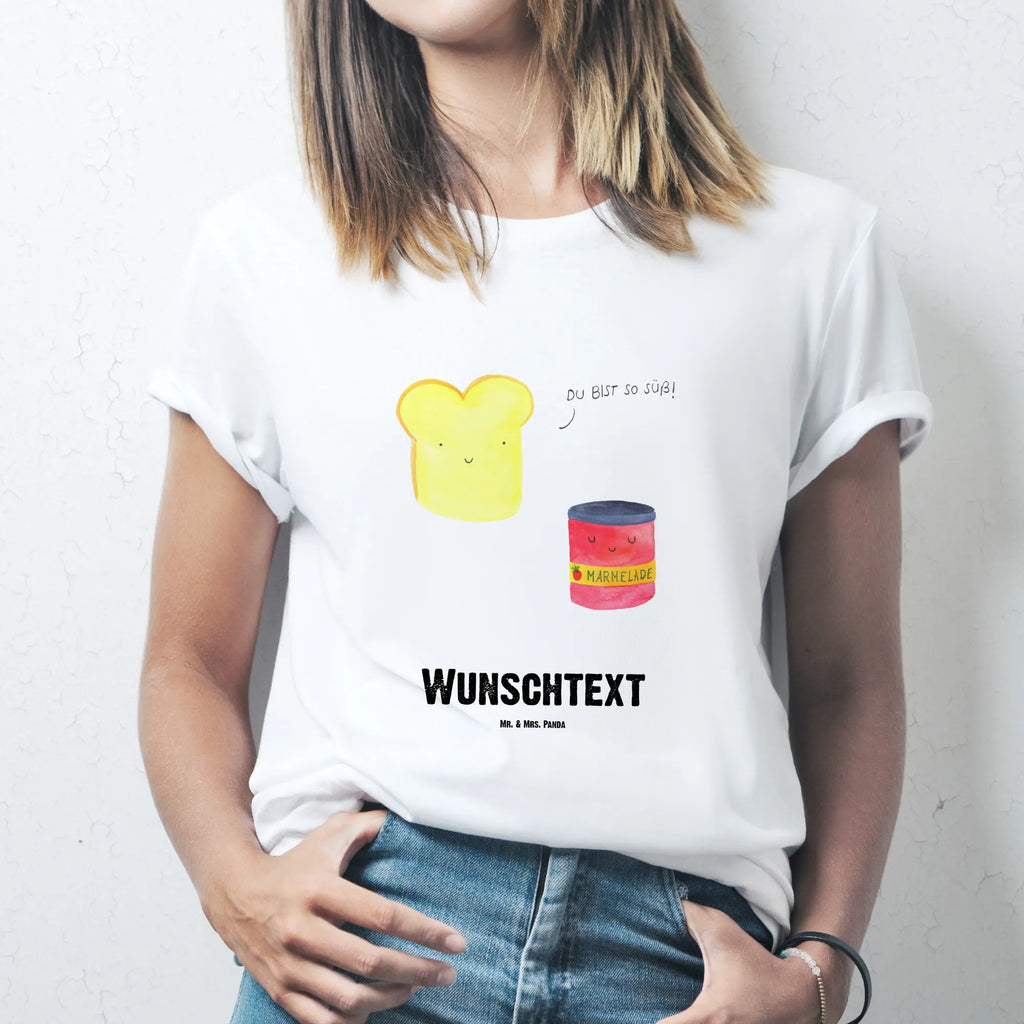 Personalisiertes T-Shirt Toast & Marmelade T-Shirt mit Namen, Wunschtext, T-Shirt mit Aufruck, Bedrucken, T-Shirt Personalisiert, Lustige Sprüche, Gute Laune, Tiere, Tiermotive, Küche Spruch, Küche Deko, Toast, Frühstück Einladung, Süß, Süße Postkarte, Marmelade, Brot, Dreamteam, Toastbrot