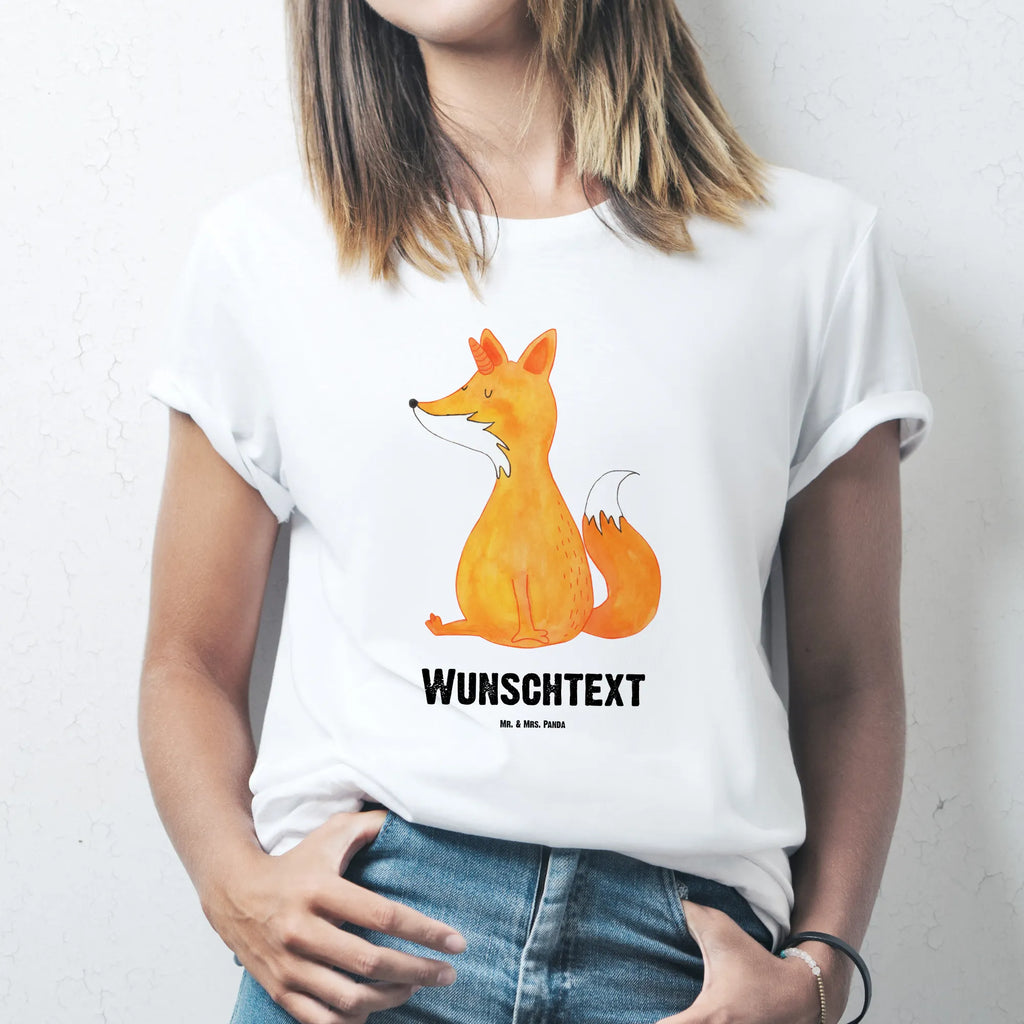 Personalised T-Shirt unicorn Wish T-Shirt Personalisiert, T-Shirt mit Namen, Wunschtext, T-Shirt mit Aufruck, Bedrucken, Einhorn Deko, Unicorn, Einhorn, Einhörner, Fuchs, Füchse, Fuchshörnchen, Unicorns, Fuchshorn, Foxycorn