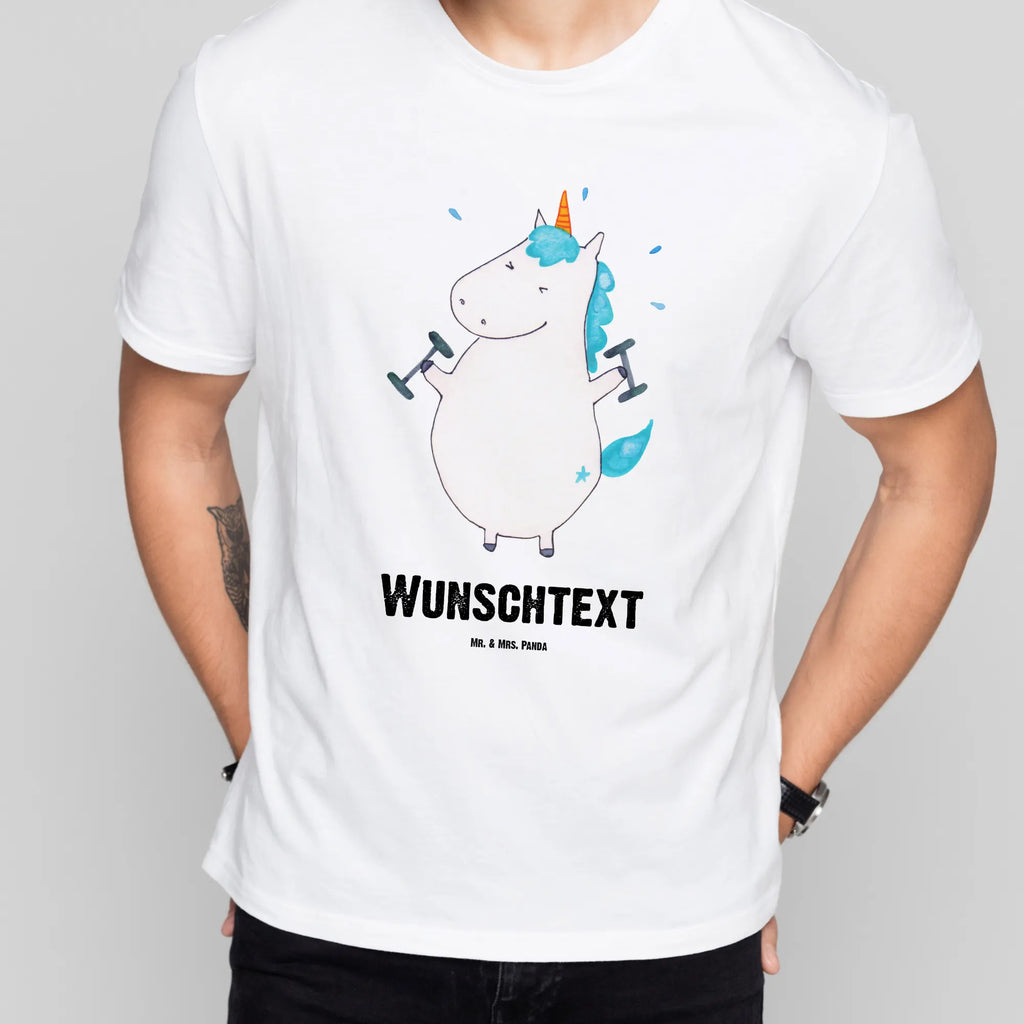 Rozmiar L Personalizowana koszulka jednorożec Fitness Bedrucken, T-Shirt mit Namen, Wunschtext, T-Shirt Personalisiert, T-Shirt mit Aufruck, Einhorn Deko, Unicorn, Einhorn, Einhörner, Sport, Fitness, Fitnessstudio, Sixpack, Geräte, Gym, Diät, Pumpen, Abnehmen