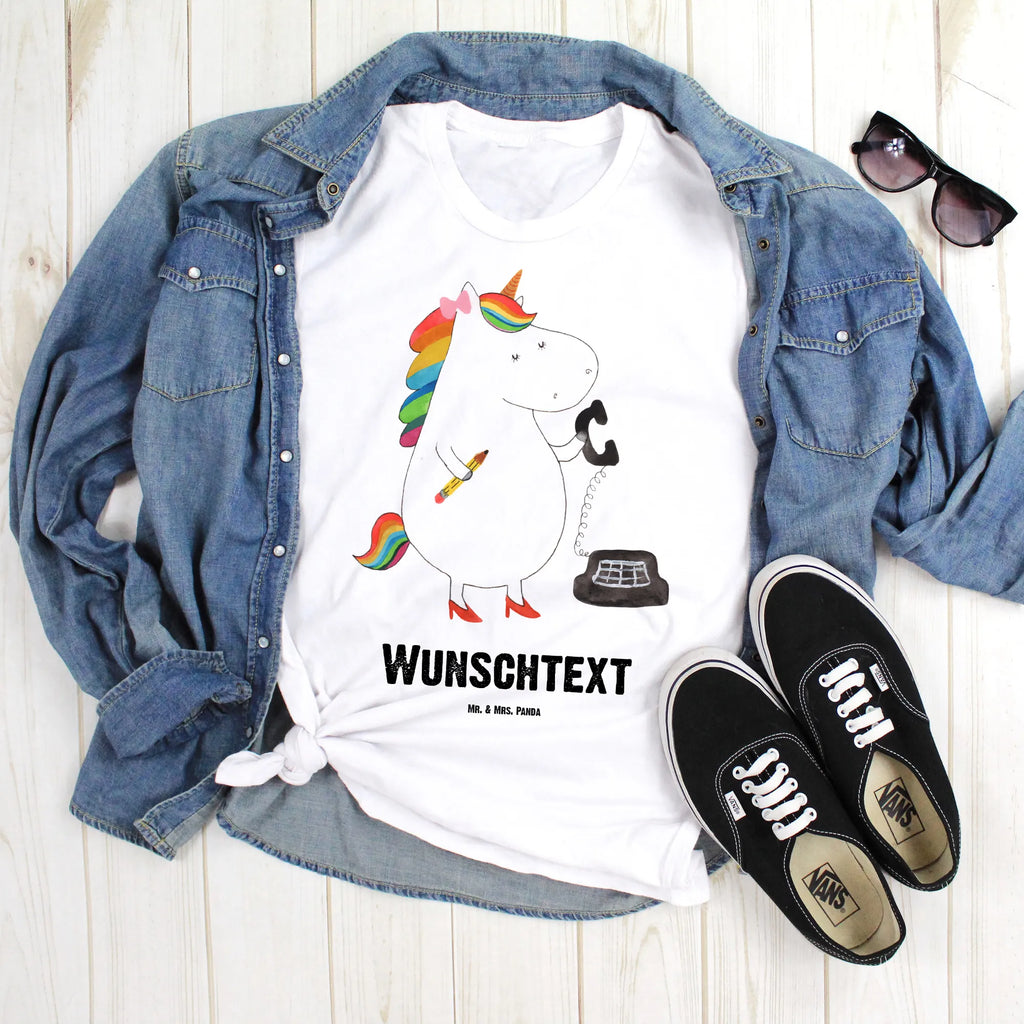 Personalised T-Shirt unicorn secretary T-Shirt Personalisiert, Wunschtext, T-Shirt mit Aufruck, T-Shirt mit Namen, Bedrucken, Einhorn Deko, Unicorn, Einhorn, Einhörner, Steuerbüro, Bürokraft, Büro, Steuerkanzlei, Sekretärin, Rechtsanwältin, Bürohilfe, Rechtsanwaltsgehilfin