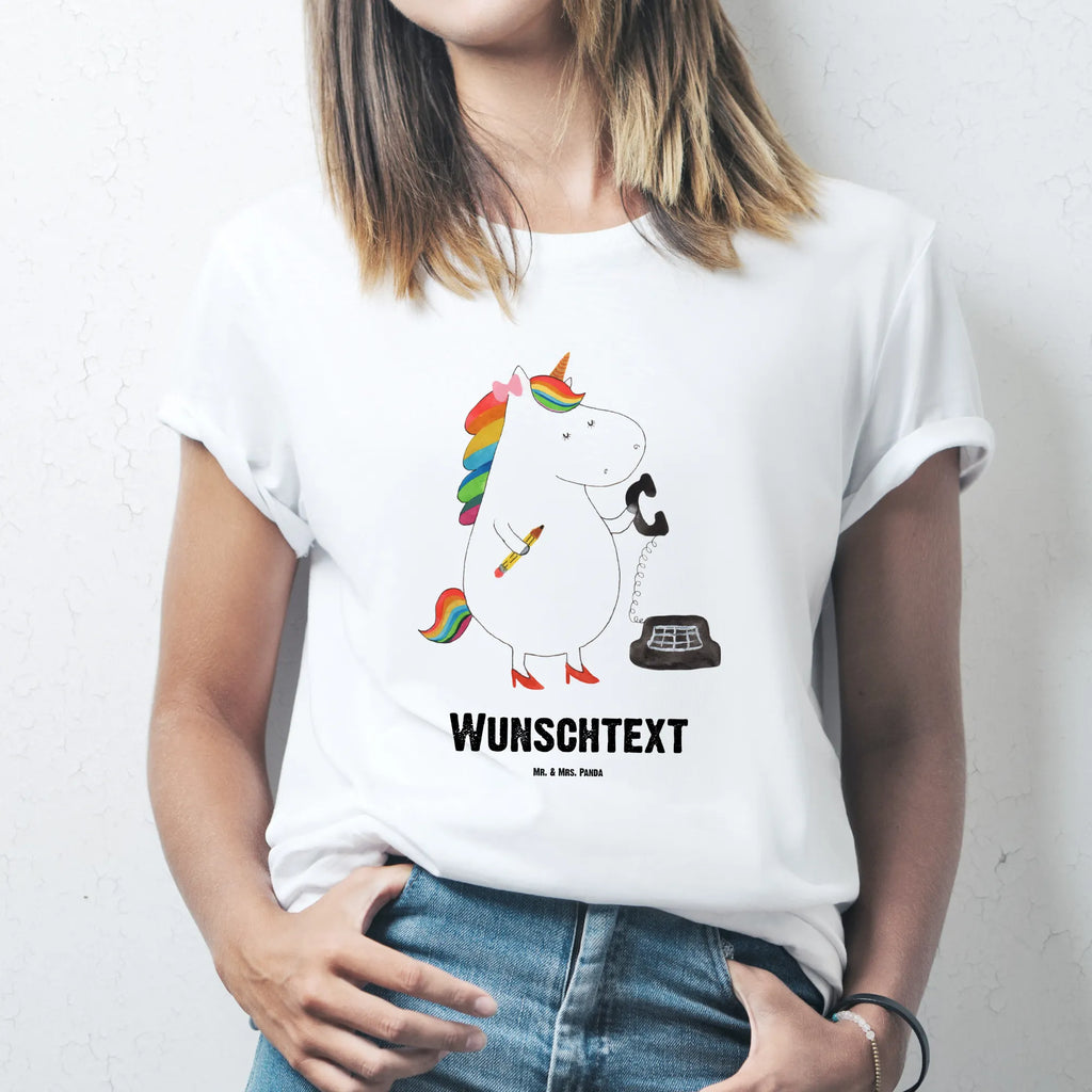 Personalised T-Shirt unicorn secretary T-Shirt Personalisiert, Wunschtext, T-Shirt mit Aufruck, T-Shirt mit Namen, Bedrucken, Einhorn Deko, Unicorn, Einhorn, Einhörner, Steuerbüro, Bürokraft, Büro, Steuerkanzlei, Sekretärin, Rechtsanwältin, Bürohilfe, Rechtsanwaltsgehilfin
