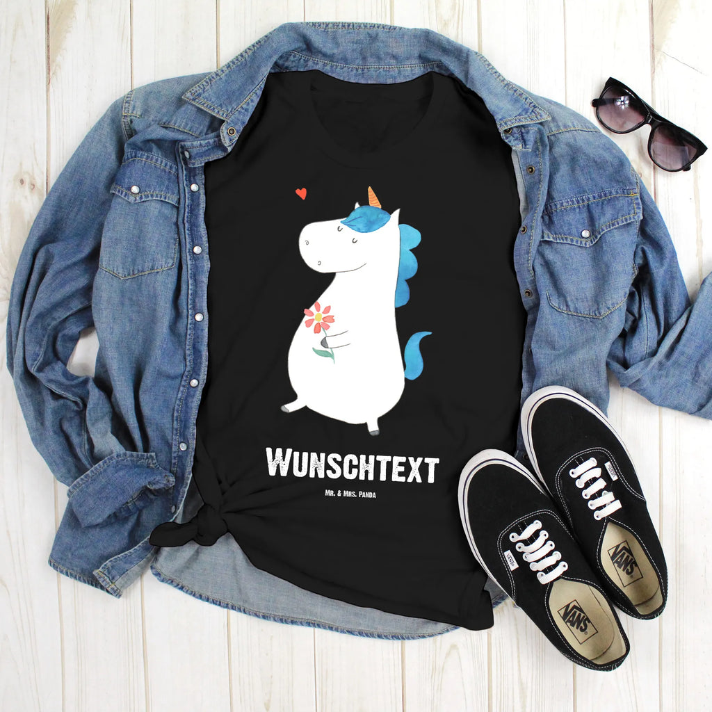 Rozmiar L Personalizowana koszulka Jednorożec spacer Bedrucken, Wunschtext, T-Shirt mit Namen, T-Shirt mit Aufruck, T-Shirt Personalisiert, Einhorn Deko, Unicorn, Einhorn, Einhörner, Mutter, Blumen, Motivation, Schwester, Spaziergang, Freude, Gute Laune, Glitzer, Freundin