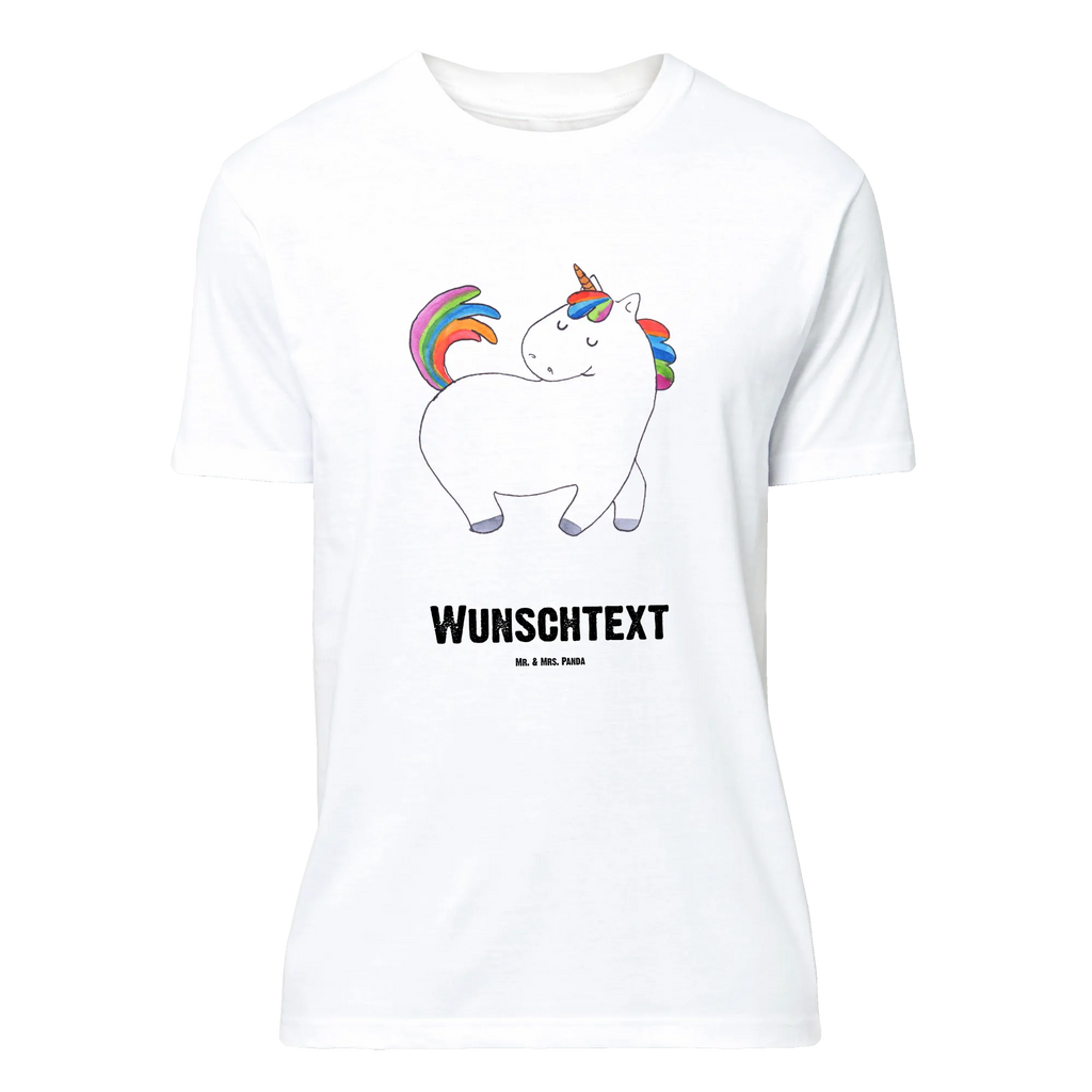 Personalisiertes T-Shirt Einhorn stolzierend T-Shirt mit Aufruck, Bedrucken, T-Shirt Personalisiert, Wunschtext, T-Shirt mit Namen, Einhorn Deko, Unicorn, Einhorn, Einhörner, Reiter, Freundin, Geschenk, Stolz, Pferd, Anders, Reiten, Bunt