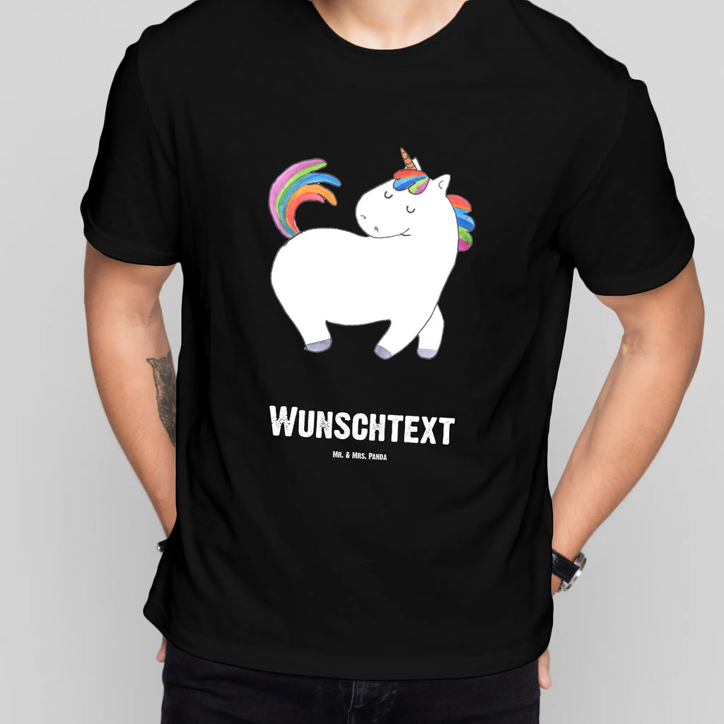 Personalisiertes T-Shirt Einhorn stolzierend T-Shirt mit Aufruck, Bedrucken, T-Shirt Personalisiert, Wunschtext, T-Shirt mit Namen, Einhorn Deko, Unicorn, Einhorn, Einhörner, Reiter, Freundin, Geschenk, Stolz, Pferd, Anders, Reiten, Bunt