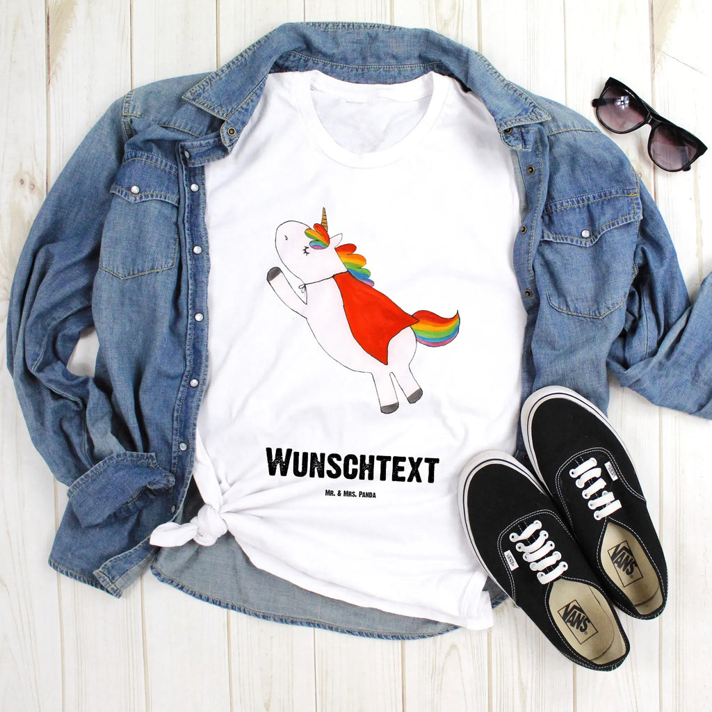 Personalisiertes T-Shirt Einhorn Super T-Shirt Personalisiert, T-Shirt mit Namen, T-Shirt mit Aufruck, Bedrucken, Wunschtext, Einhorn Deko, Einhorn, Einhörner, Unicorn, Mädchen, Superheld, Held, Traummann, Freundin, Geschenk, Girl