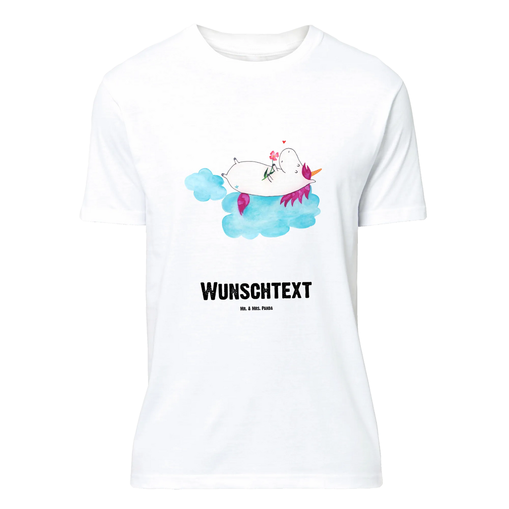 Rozmiar L Personalizowana koszulka Jednorożec Zakochany T-Shirt Personalisiert, T-Shirt mit Namen, Bedrucken, Wunschtext, T-Shirt mit Aufruck, Einhorn Deko, Einhorn, Einhörner, Unicorn, Liebe, Freundin, Wolke, Liebesbeweis, Verliebt