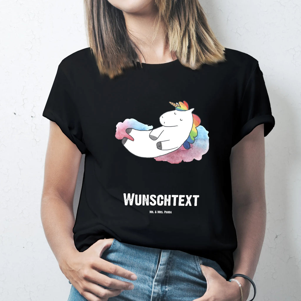 Rozmiar L Personalizowana koszulka Jednorożec Siódme niebo T-Shirt Personalisiert, Bedrucken, T-Shirt mit Namen, T-Shirt mit Aufruck, Wunschtext, Einhorn Deko, Unicorn, Einhorn, Einhörner, Lustig, Geschenk, Lächeln, Glaube, Verliebt, Realität, Witzig, Menschen