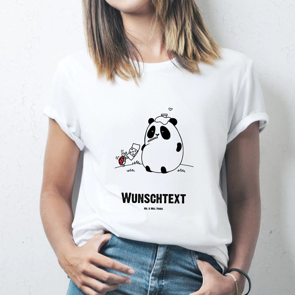Rozmiar L Personalizowana koszulka Panda Szybkiego powrotu do zdrowia T-Shirt mit Namen, T-Shirt Personalisiert, T-Shirt mit Aufruck