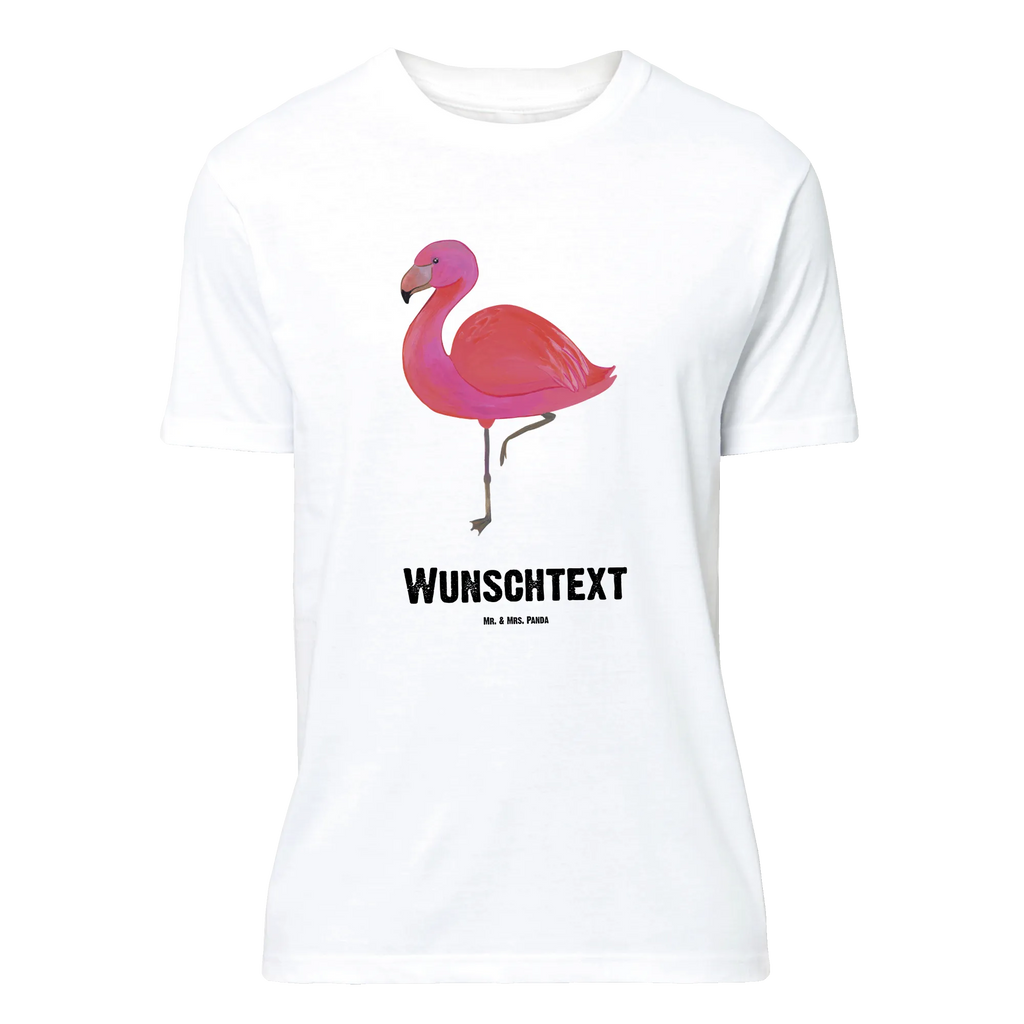 Rozmiar L Personalizowana koszulka Flamingo Klasyczny T-Shirt Personalisiert, T-Shirt mit Namen, Frauen, Bedrucken, T-Shirt mit Aufruck, Wunschtext, Männer, Flamingo, Stolz, Geschwister, Einzigartig, Tochter, Selbstliebe, Außenseiter, ich, Spruch, Freundinnen, für mich, Sohn, Freundin