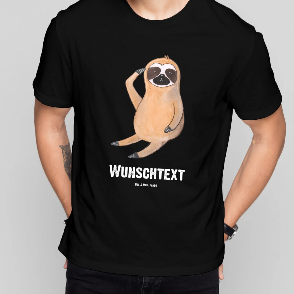 Personalisiertes T-Shirt Faultier Vogel zeigen T-Shirt mit Namen, Bedrucken, T-Shirt Personalisiert, Wunschtext, T-Shirt mit Aufruck, Faultier, Faultier Geschenk, Faultier Deko, Vogel, Der Frühe Vogel, Früher Vogel, Faultierwelt, Spinner, Frühaufsteher, Faultiere, faul, Lieblingstier, Morgenmuffel