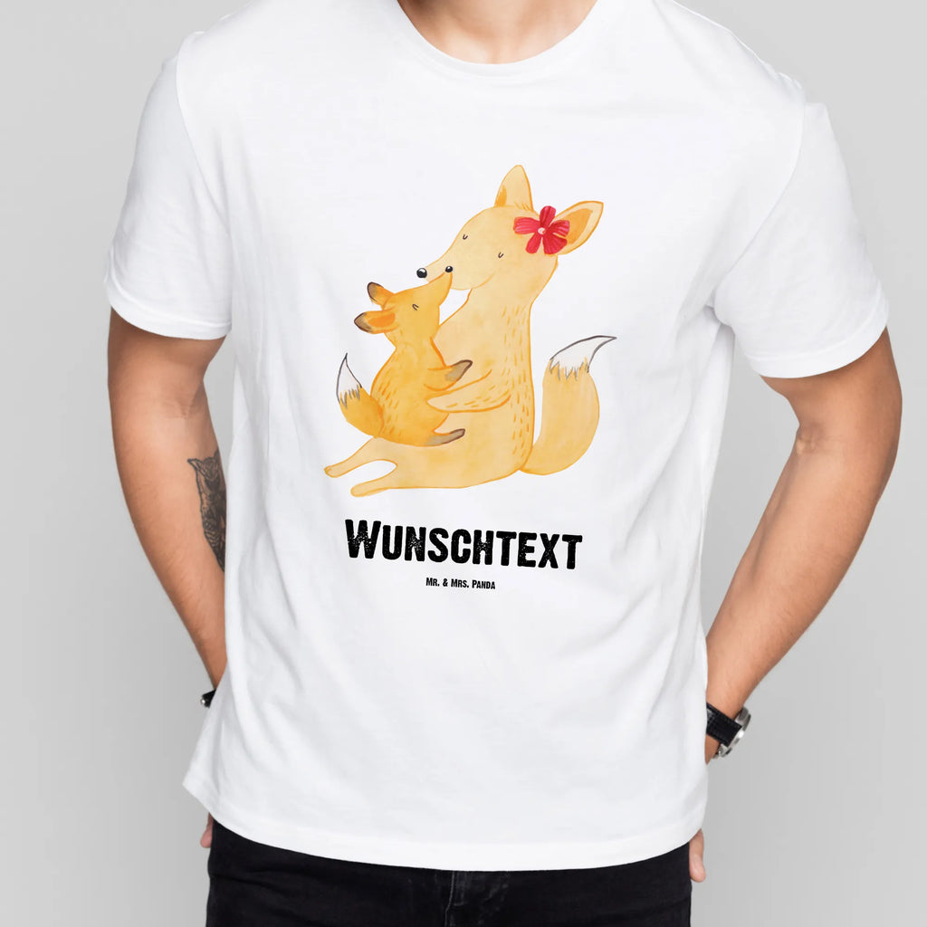 Personalised T-Shirt Fox mummy T-Shirt mit Namen, T-Shirt mit Aufruck, T-Shirt Personalisiert, Oma, Muttertag, Papa, Vatertag, Opa, Bruder, Schwester, Mama, Familie, Lieblingstochter, Beste Tochter, Tochter, Geschenk, Mutter
