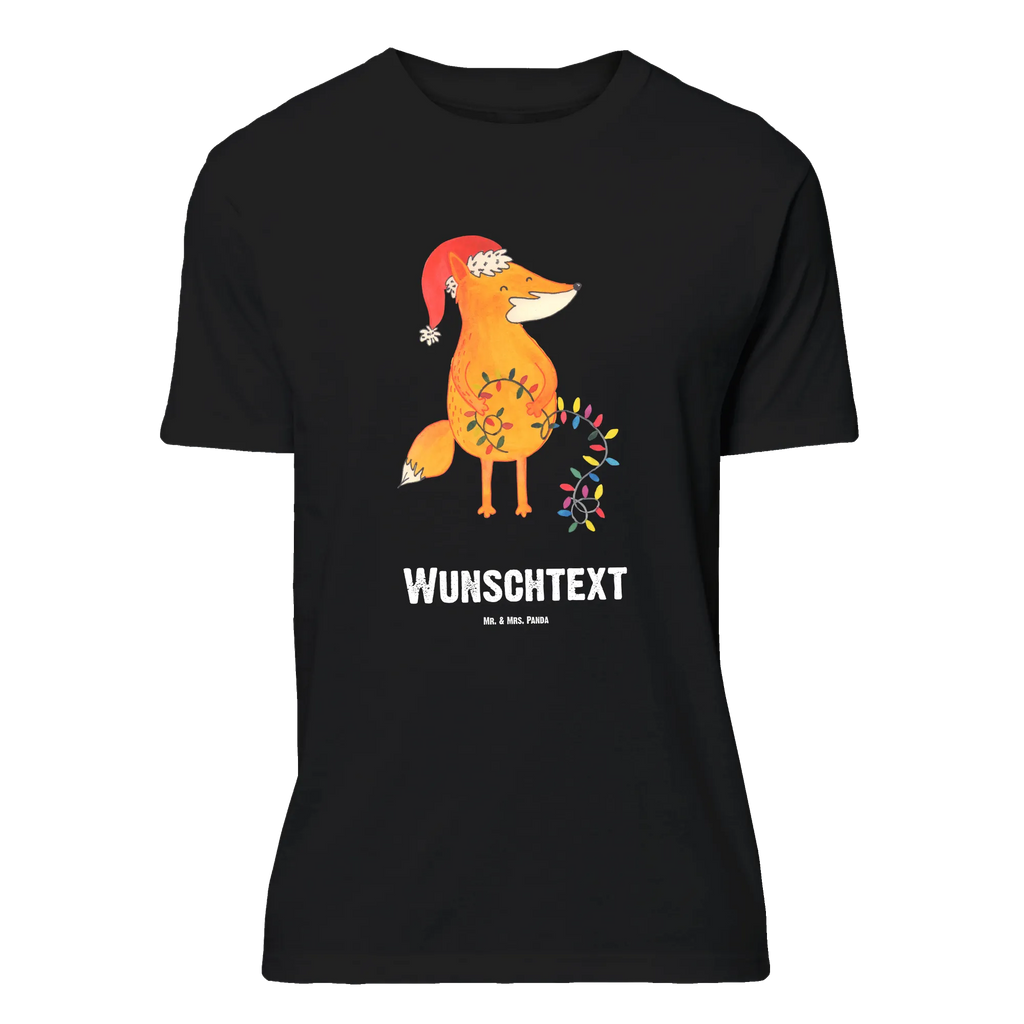 Personalisiertes T-Shirt Fuchs Weihnachten T-Shirt mit Aufruck, T-Shirt Personalisiert, T-Shirt mit Namen, Bedrucken, Wunschtext, Winter, Weihnachtsdeko, Weihnachten, Nikolaus, Advent, Heiligabend, Wintermotiv, Weihnachtszeit, Fuchs, Geschenk Weihnachten, Füchse, Spruch schön, Weihnachtsmann