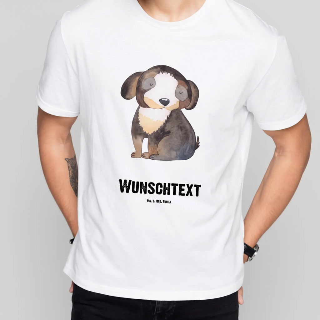 Rozmiar L Personalizowana koszulka pies relaks T-Shirt mit Aufruck, Bedrucken, T-Shirt mit Namen, Wunschtext, T-Shirt Personalisiert, Hundemotiv, Hund, Haustier, Tierliebhaber, Sprüche, Hunderasse, Hundebesitzer, Liebe, Hundeliebe, Schwarzer Hund, Hundeglück