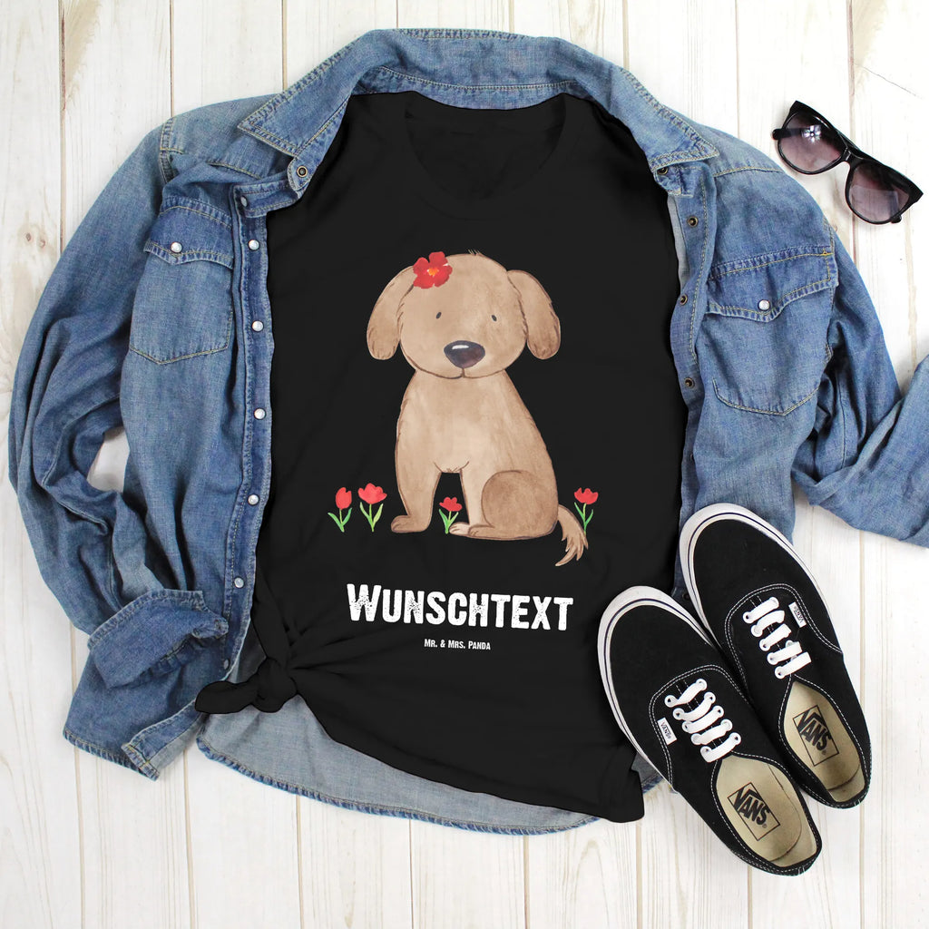 Personalised T-Shirt Dog lady T-Shirt Personalisiert, T-Shirt mit Namen, T-Shirt mit Aufruck, Wunschtext, Bedrucken, Hund, Hundebesitzer, Haustier, Hunderasse, Hundemotiv, Tierliebhaber, Sprüche, Hunde, Hundeglück, Frauchen, Hundeliebe, Liebe