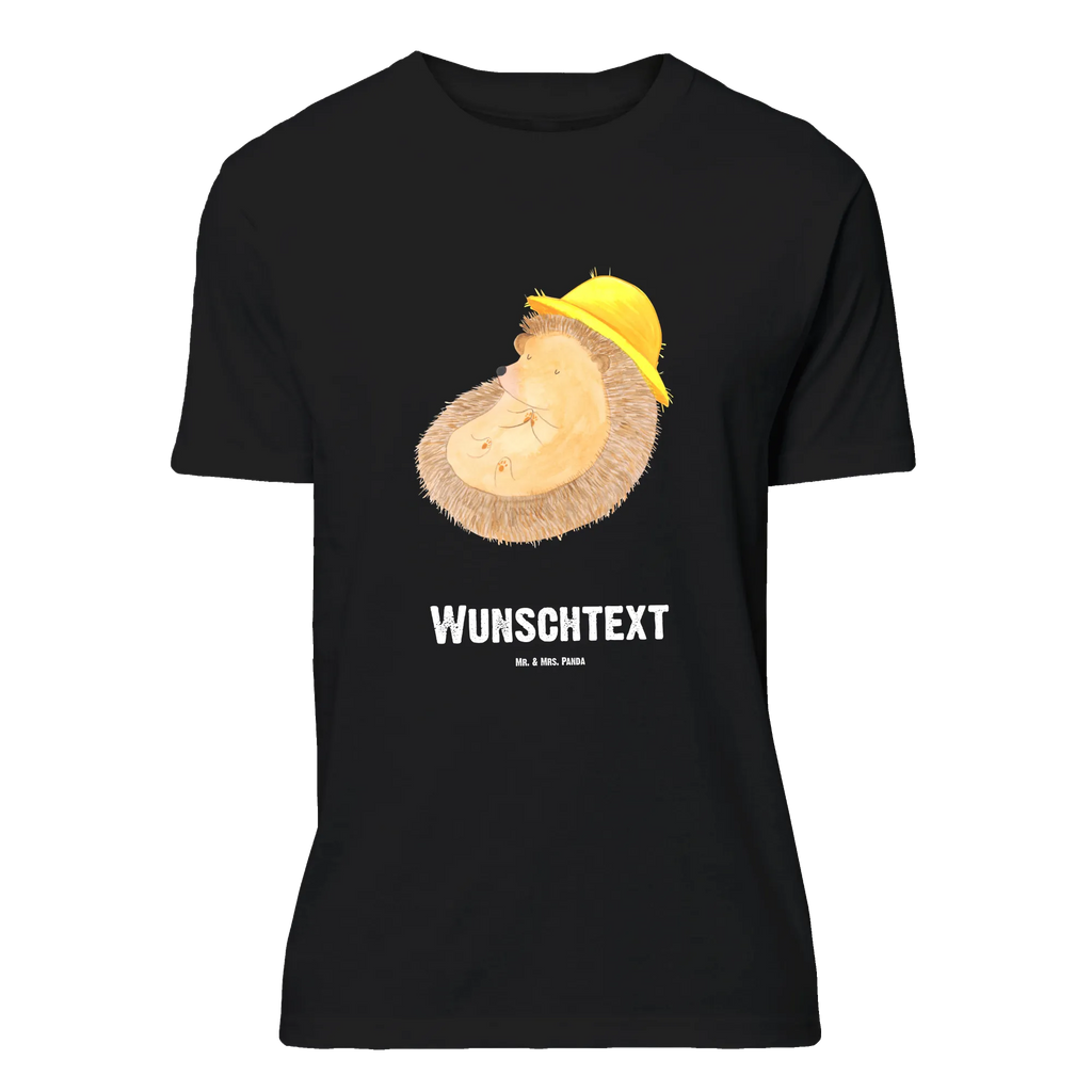 Personalisiertes T-Shirt Igel Beten Wunschtext, T-Shirt Personalisiert, T-Shirt mit Namen, T-Shirt mit Aufruck, Bedrucken, Gute Laune, Lustige Sprüche, Tiere, Tiermotive, Beten, Amen, Dankbarkeit, Gott, Dankbar sein, Genießen, Igel, Leben, Igel mit Hut, Sonnenhut, Dankbar