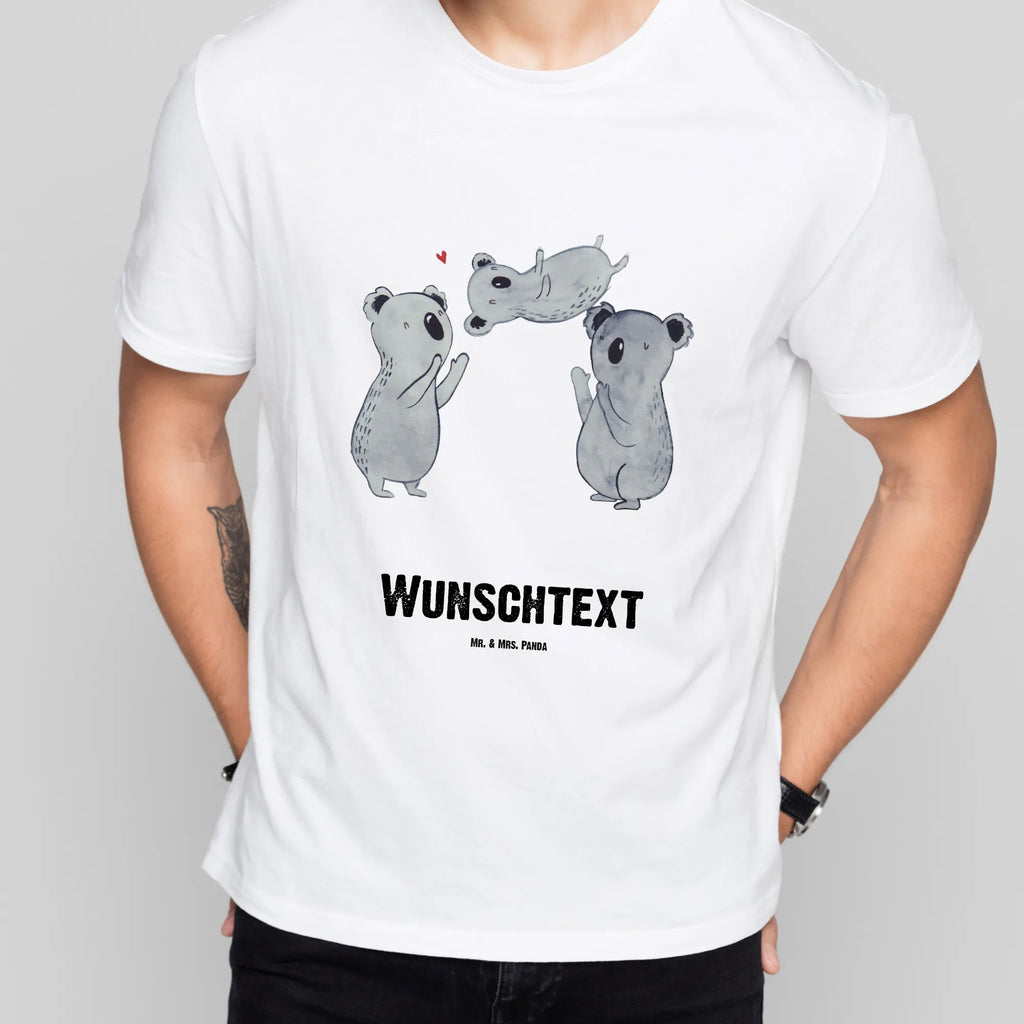 Personalisiertes T-Shirt Koalas Feiern Männer, T-Shirt Personalisiert, T-Shirt mit Namen, Frauen, T-Shirt mit Aufruck, Geburtstag, Geburtstagsgeschenk, Geschenk, Herz, Liebe, Koala, Familie, Eltern, Kind