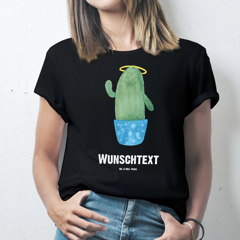 Personalisiertes T-Shirt Kaktus Heilig Bedrucken, Wunschtext, T-Shirt Personalisiert, T-Shirt mit Aufruck, T-Shirt mit Namen, Kaktus, Kakteen, Heiligenschein, Frech, Schwestern, Familie, Bruder, Lustig, Freundin, Kind, Schwester, Eltern