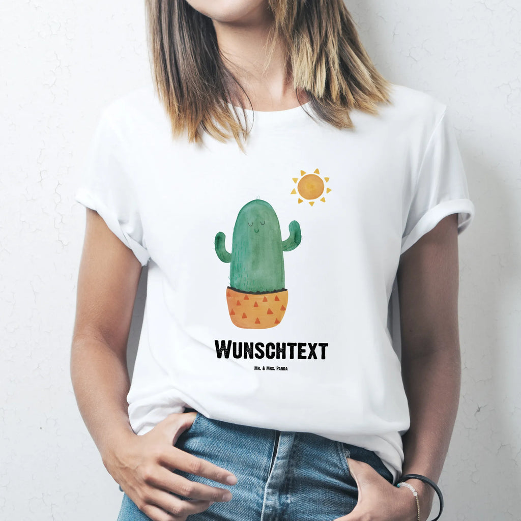 Personalisiertes T-Shirt Kaktus Sonnenanbeter T-Shirt Personalisiert, Wunschtext, Bedrucken, T-Shirt mit Namen, T-Shirt mit Aufruck, Kaktus, Kakteen, Liebe Kaktusliebe, Freundin, Neustart, Liebeskummer Geschenk, Scheidung, Geschenkidee, Trennung, Sonne, Liebeskummer, Glück, Motivation, glücklich, Sonnenschein, Ehebruch