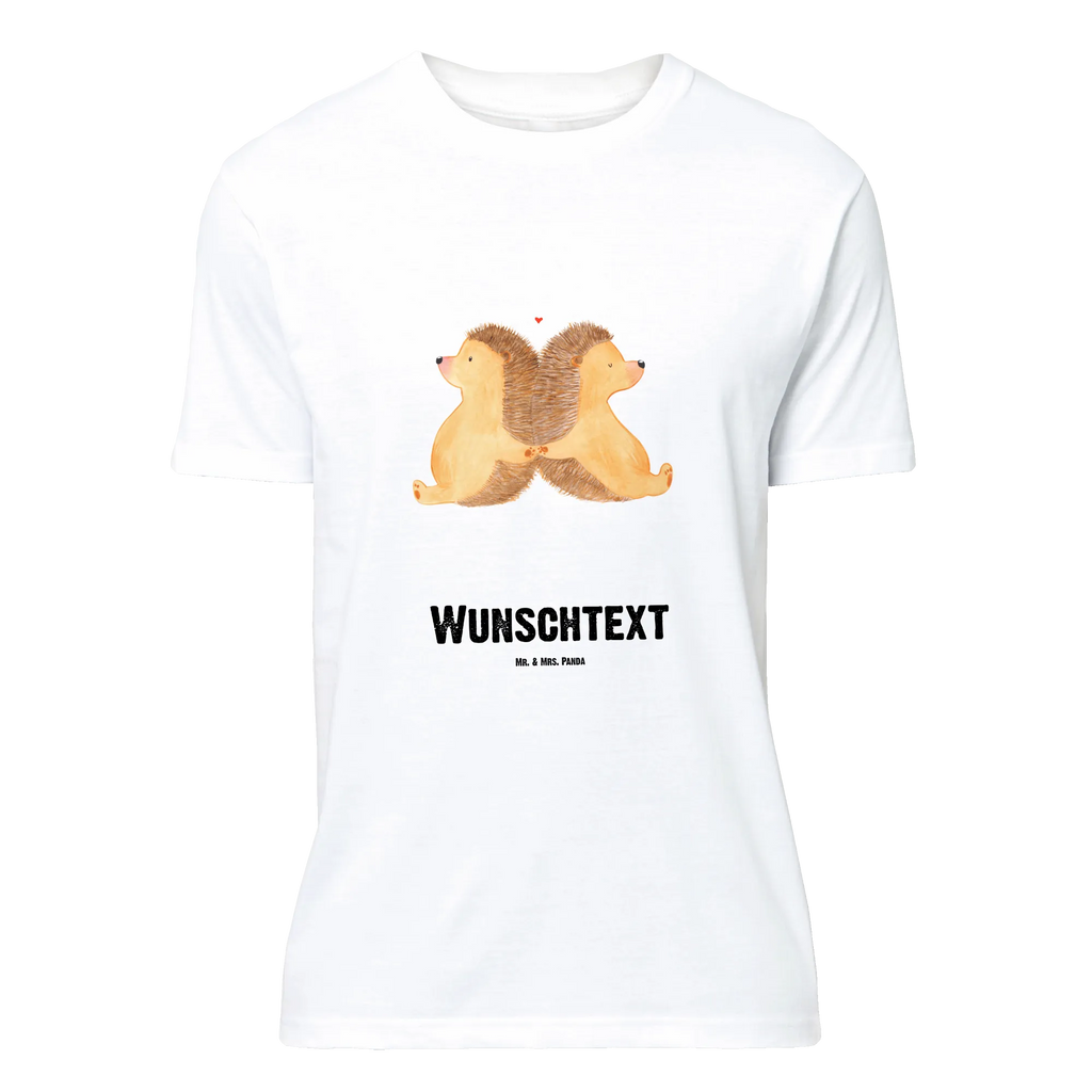 Personalised T-Shirt Hedgehogs holding hands Wunschtext, T-Shirt Personalisiert, T-Shirt mit Namen, Bedrucken, T-Shirt mit Aufruck, Freund, Partner, Hocheitstag, Liebesgeschenk, Heiraten, Ehefrau, Jahrestag, Heiratsantrag, Ehemann, Verlobung, Freundin, Liebe, Hochzeit, Love, Lieblingsmensch, Liebesbotschaft, Hand in Hand, Gemeinsamkeit, Igel, Große Liebe, Igelliebe, Liebesbeweis, Geschenk für Zwei