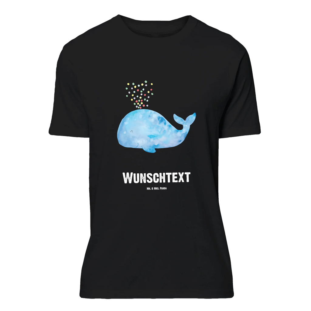 Personalised T-Shirt whale confetti T-Shirt mit Namen, Bedrucken, T-Shirt mit Aufruck, Wunschtext, T-Shirt Personalisiert, Meer, Urlaub, Meerestiere, Geburtstag, Trennung, Wale, Motivation, Diät, Abnehmen, Wal, Neustart, Neuanfang, Konfetti, Lebensabschnitt