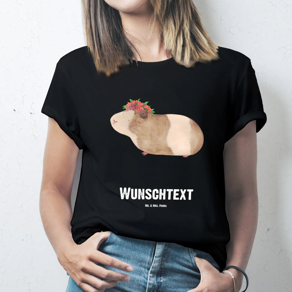 Rozmiar L Personalizowana koszulka świnka morska mądrość T-Shirt mit Aufruck, Bedrucken, Wunschtext, T-Shirt mit Namen, T-Shirt Personalisiert, Lustige Sprüche, Gute Laune, Tiere, Tiermotive, Meerie, Realität, Blumenkind, Meerschweinchen, Wunder, Spruch, Weisheit, Wunderland, Meeries, Motivation