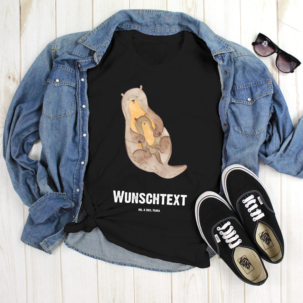 Personalised T-Shirt otter child T-Shirt mit Aufruck, T-Shirt mit Namen, Wunschtext, Bedrucken, T-Shirt Personalisiert, Fischotter, Seeotter, Otter, Otter Seeotter See Otter