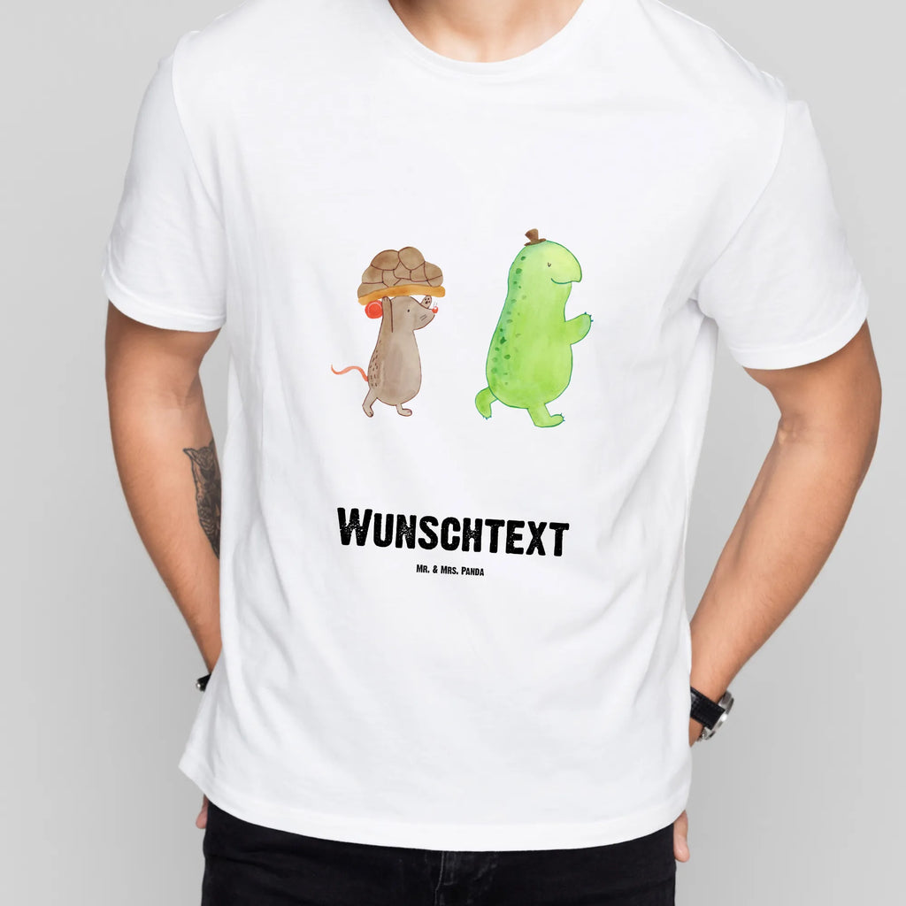 Personalised T-Shirt tortoise Mouse Wunschtext, T-Shirt Personalisiert, T-Shirt mit Aufruck, Bedrucken, T-Shirt mit Namen, Schildkröte, Beste Freundinnen, Beste Freunde, Freunde, Freundinnen, Maus