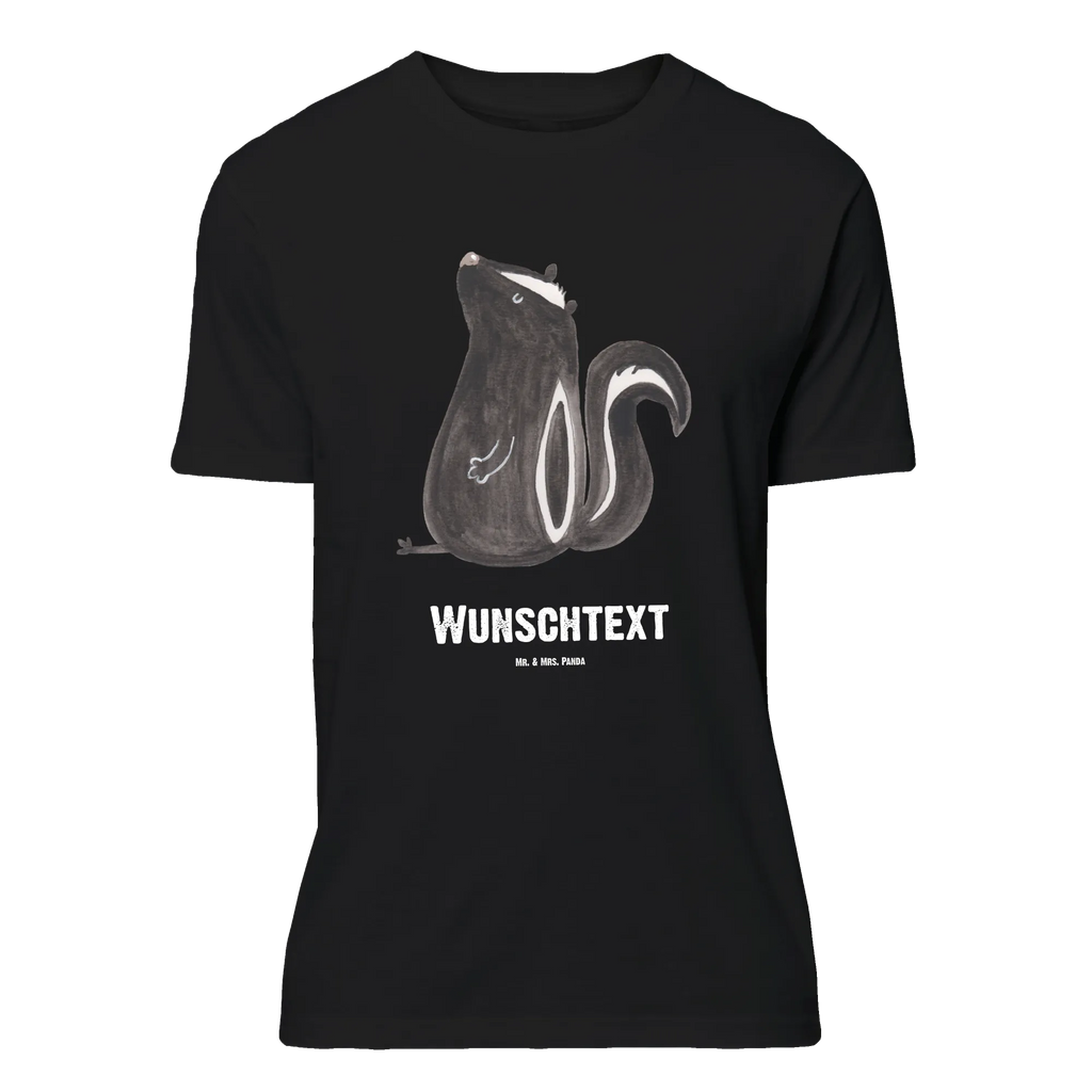 Personalised T-Shirt skunk Sit T-Shirt mit Namen, Wunschtext, Bedrucken, T-Shirt mit Aufruck, T-Shirt Personalisiert, Stinktier, Skunk, Wildtier, Büro, Besserwisser, Raubtier, Spruch, Stinker, Recht, Stinki