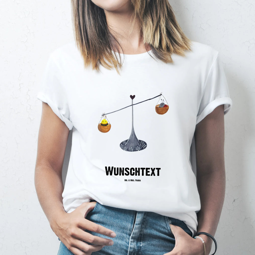 Personalisiertes T-Shirt Sternzeichen Waage Bedrucken, T-Shirt mit Aufruck, Wunschtext, T-Shirt mit Namen, T-Shirt Personalisiert, Astrologie, Aszendent, Tierkreiszeichen, Horoskop, Sternzeichen, Waage Sternzeichen, Waage, Biene, Geschenk Oktober, Marienkäfer, Gleichgewicht, Geburtstag Oktober, Waage Geschenk, Hummel, Geburtstag September, Geschenk September