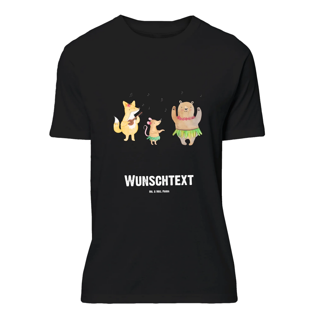 Personalised T-Shirt forest animals Aloha T-Shirt mit Namen, Bedrucken, Wunschtext, T-Shirt Personalisiert, T-Shirt mit Aufruck, Tiermotive, Tiere, Gute Laune, Lustige Sprüche, Waldtiere, Lachen, Hase, Tanzen, Wald, Aloha, Bär, Musik, Igel, Leben