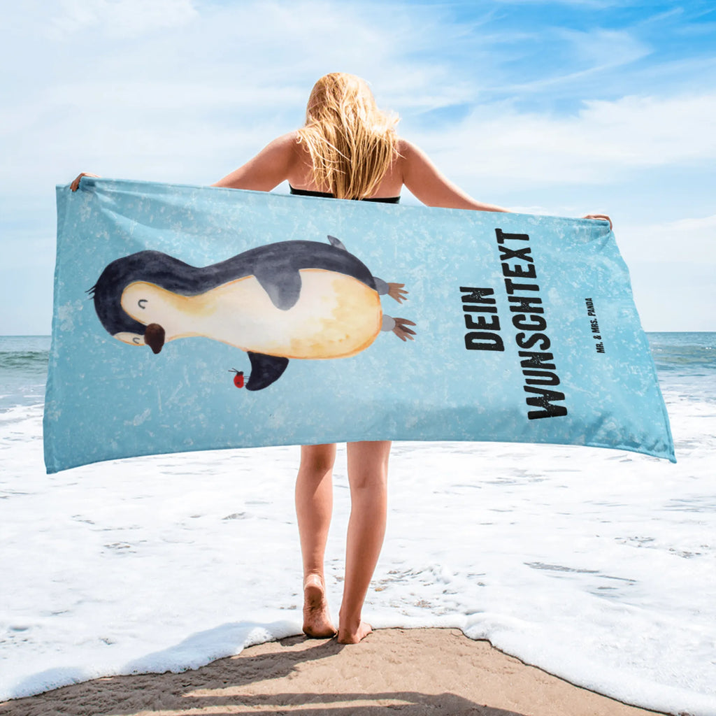 Hand towel with name Penguin ladybug embroidered towel, sauna towel with name, monogrammed bath towel, custom towel, luxury personalized towels, custom bathroom towel, towel gift, personalized bath towel, custom print towel, towel with name, Penguin, North Pole, Winter, Penguins, joy of life, happiness, penguins, joy, wonder, love, ladybird