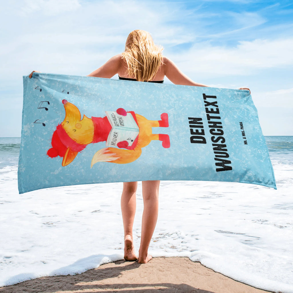 Hand towel with name Fox Singer monogrammed bath towel, luxury personalized towels, personalized bath towel, towel with name, embroidered towel, custom towel, custom bathroom towel, sauna towel with name, custom print towel, towel gift, Winter, Christmas, Christmas time, snow