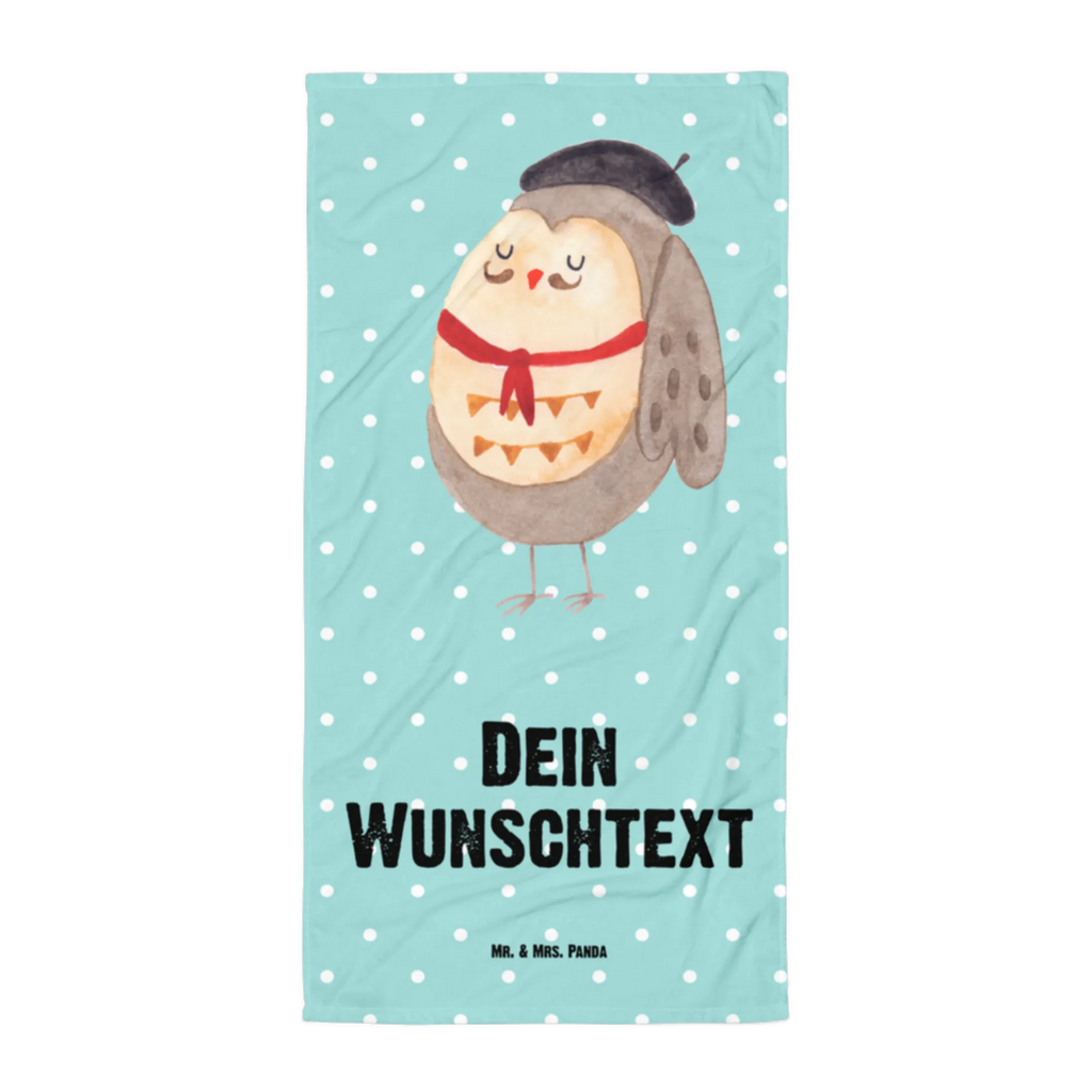 Hand towel with name Owl France custom bathroom towel, towel with name, personalized bath towel, monogrammed bath towel, embroidered towel, custom towel, custom print towel, luxury personalized towels, towel gift, sauna towel with name, owl, forest animal, bird, nocturnal, gift ideas, birthday present, illustrated, funny, romantic gift, owl decor, Say French, Owl decoration, Owl, Say beautiful, Owls, hibou, France, Life is beautiful, La vie est belle