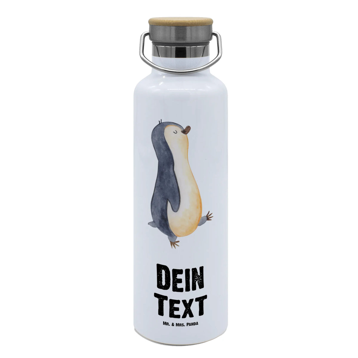 Personalizowana butelka na wodę Pingwin maszerować Pinguin
