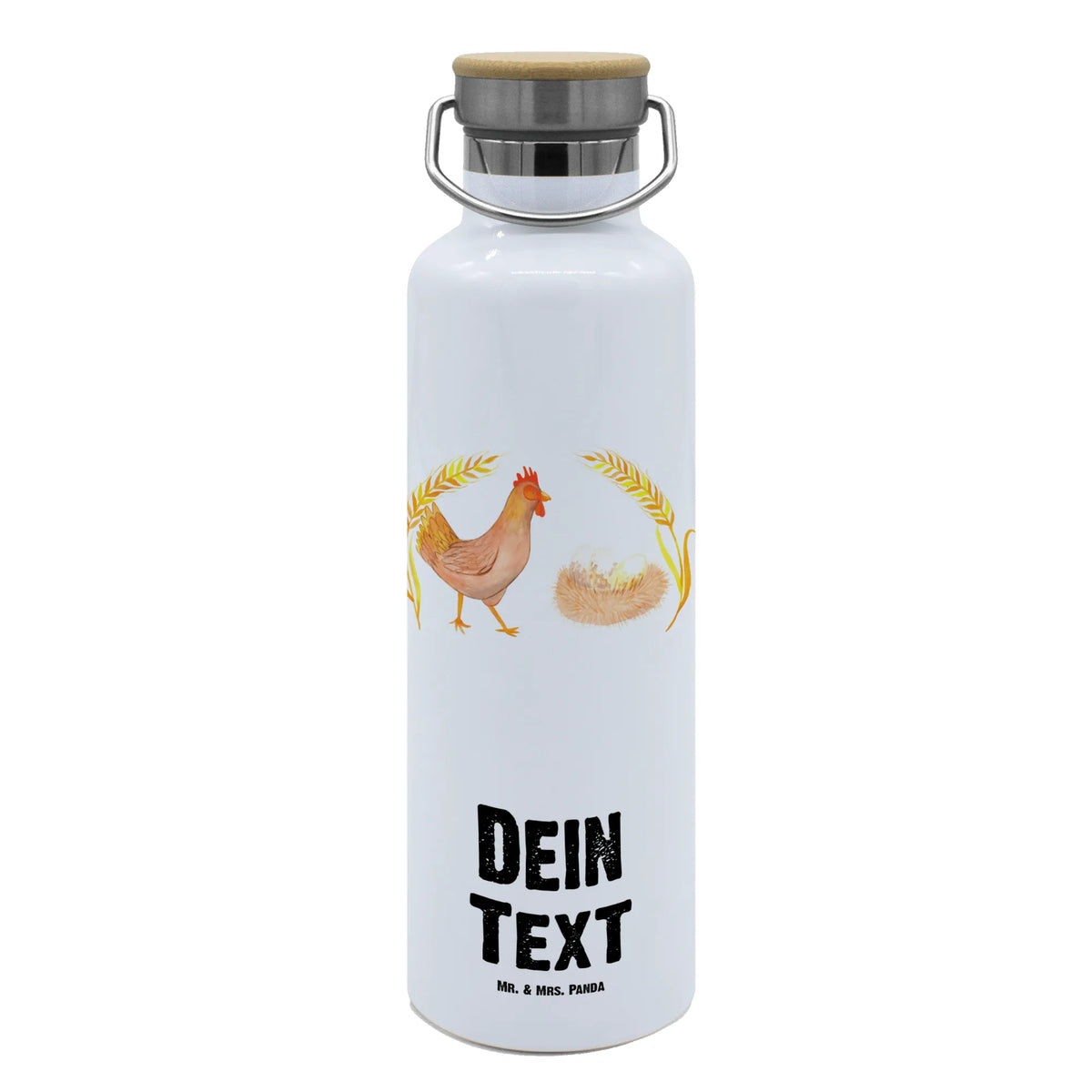 Personalised drinks bottle Chicken Proud farm, farm animals, animals, birth, yard, cock, eggs, chicken, pregnancy, hen, saying, motivation, magic, country life